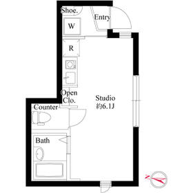 アーベンス池袋の間取り