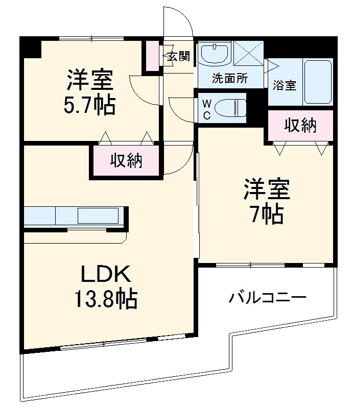 BECK EASTの間取り
