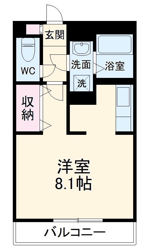 リブリ・Ｃｒｅｓｔ　Ｙａｎａｇｉｓａｋｉの間取り