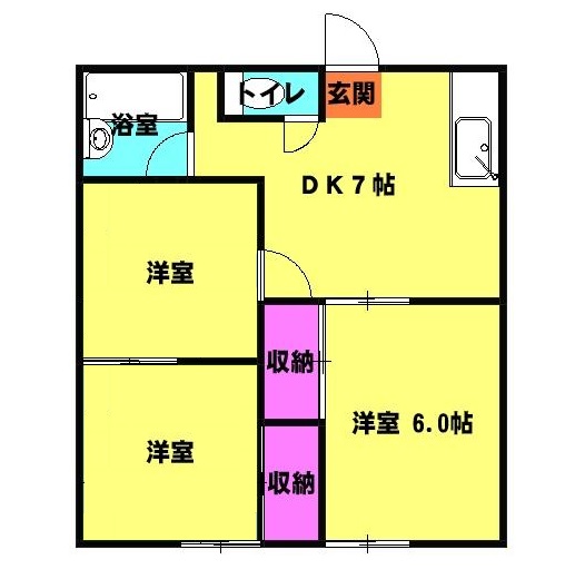 メゾン大原の間取り