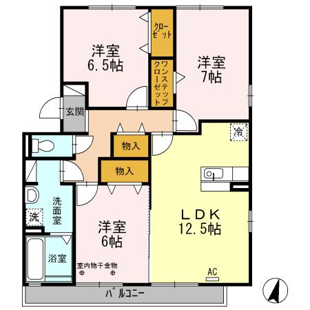 フィオーレ堀木の間取り