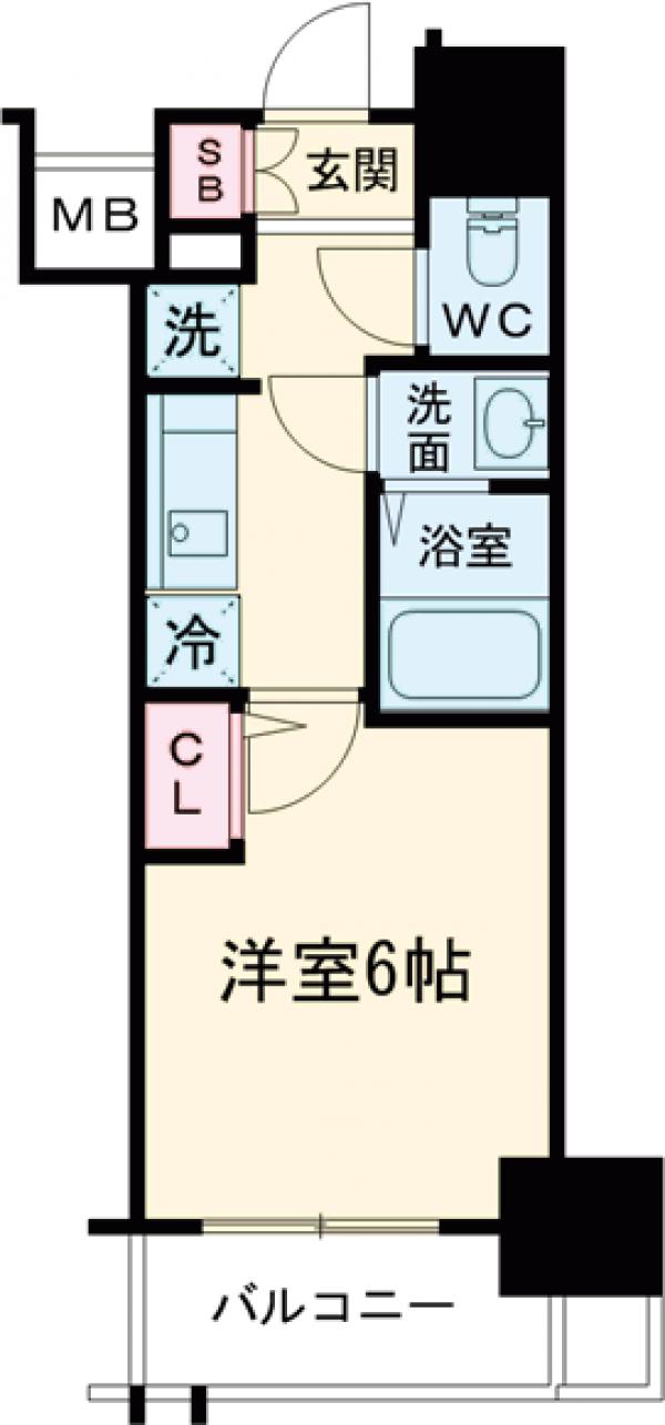 ジェノヴィア綾瀬Ⅱの間取り