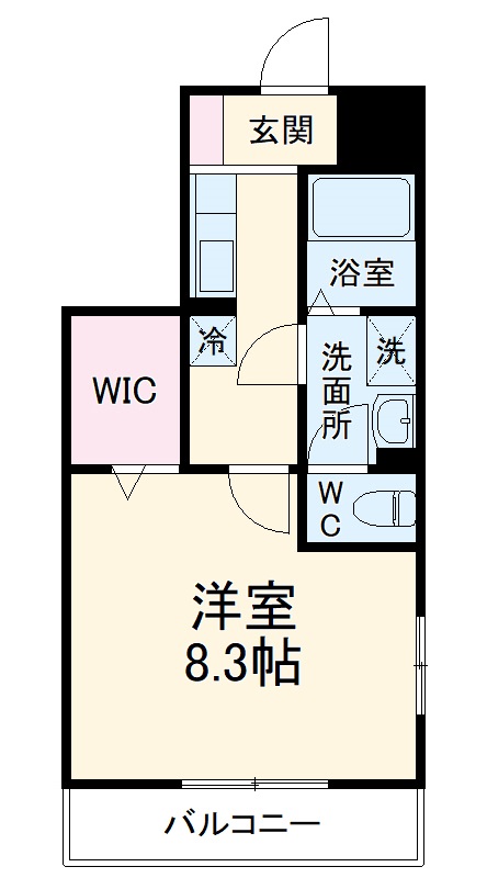 コンフォール.Kの間取り