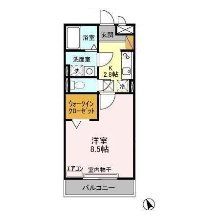 コンフォール.Ｋの間取り