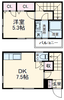 G-1大塚町の間取り