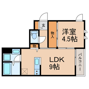 エキューム登戸の間取り