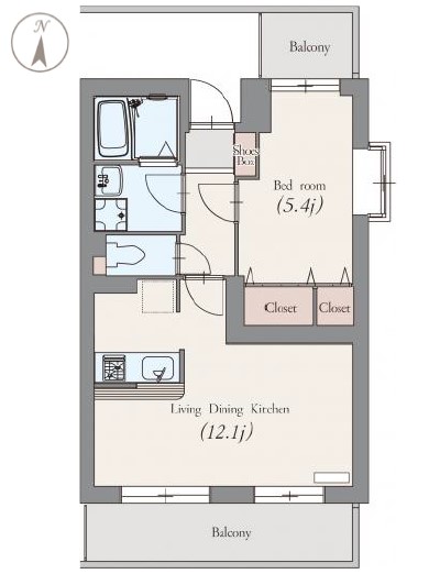ルシエール桜台の間取り