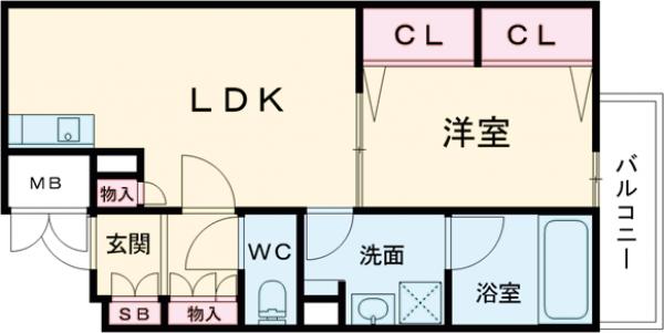 FABRIC吉祥寺の間取り
