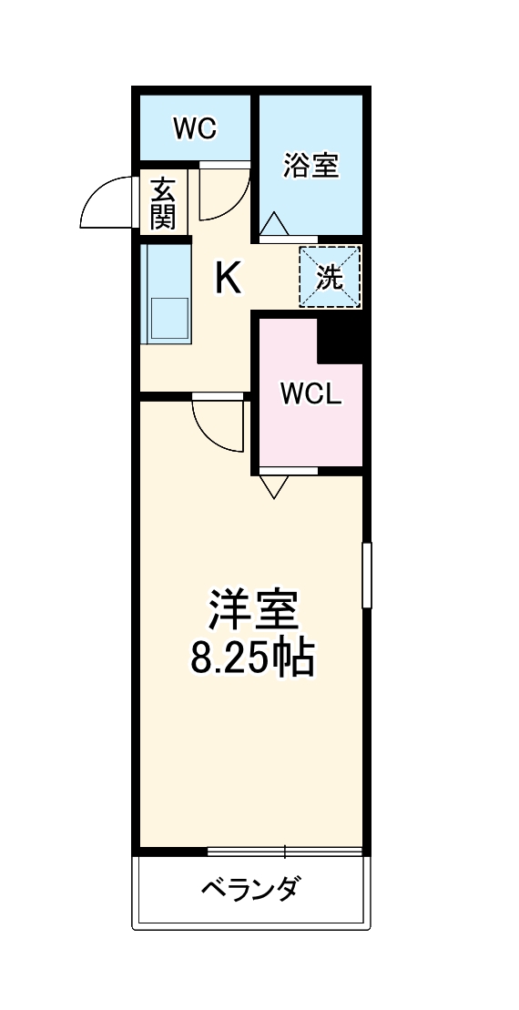 サンパティークの間取り