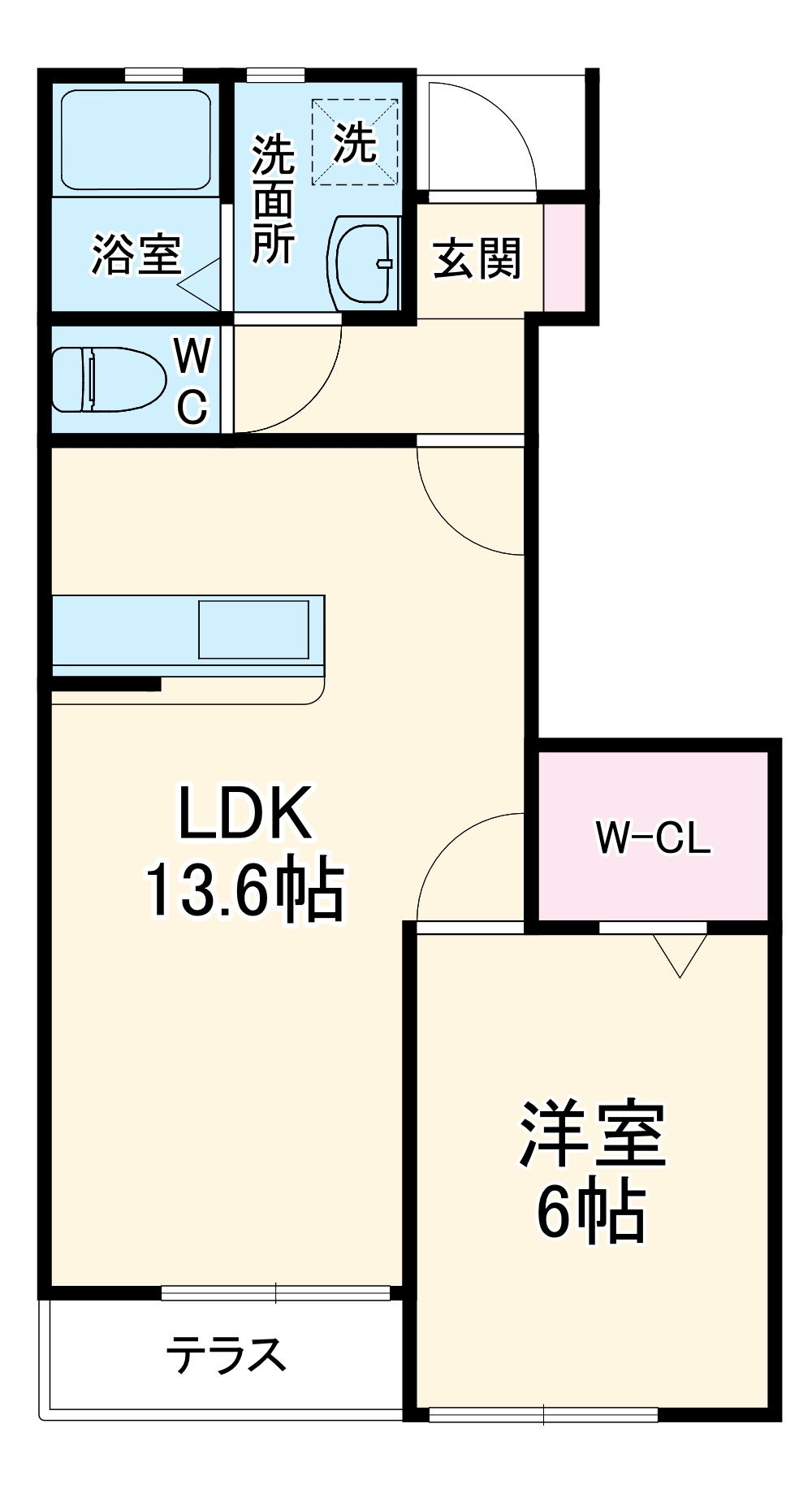 S＆Dプレミア　A棟の間取り