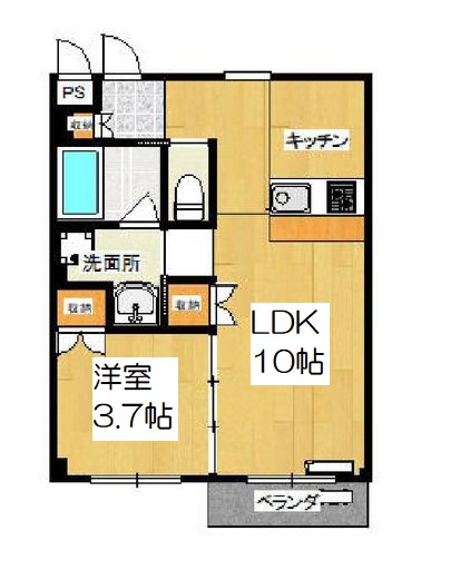 キサカリーナの間取り