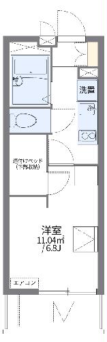 レオパレスヴィラフェリーチェの間取り