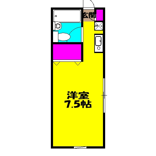 メイプルハイツの間取り