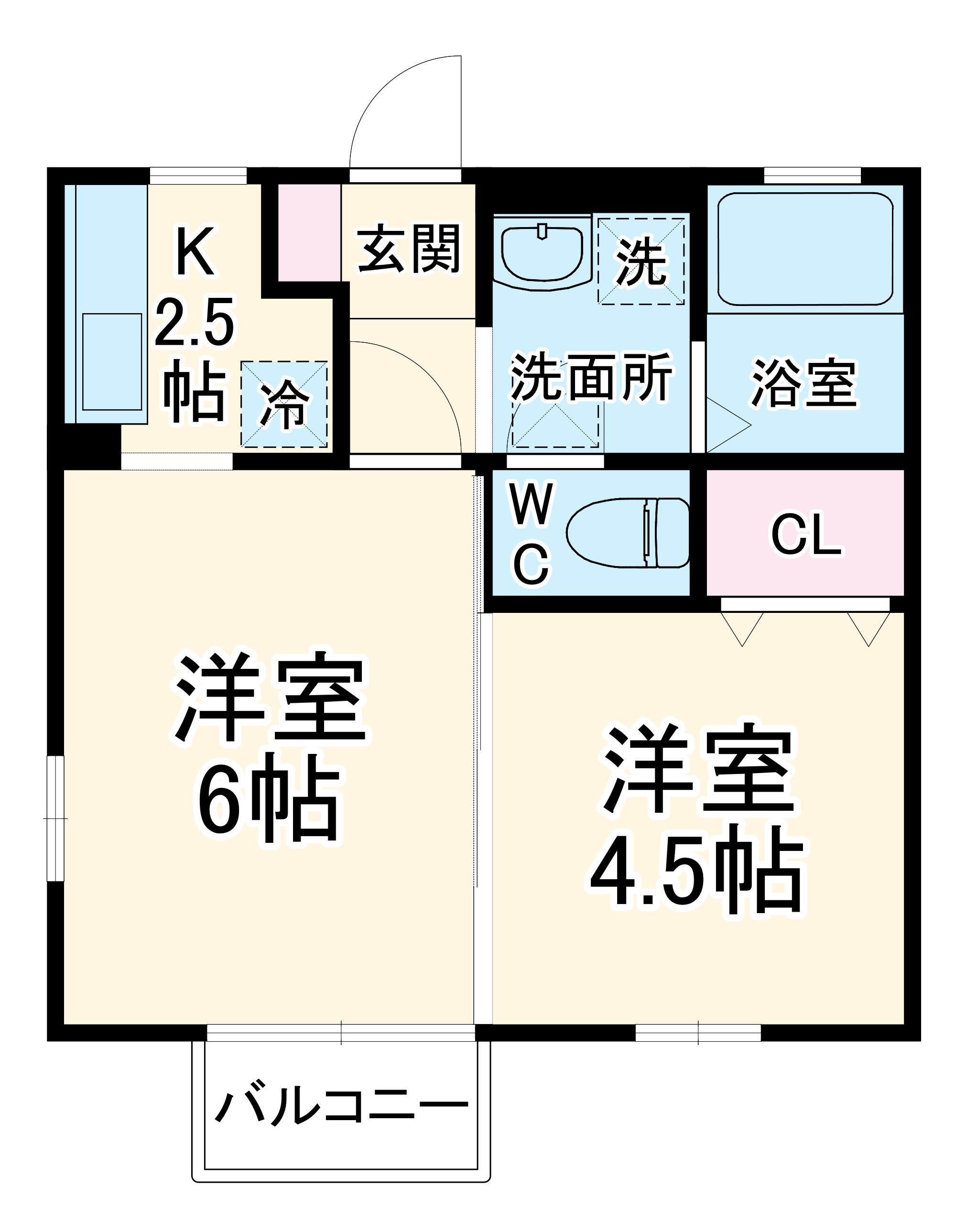 セレンデピティの間取り