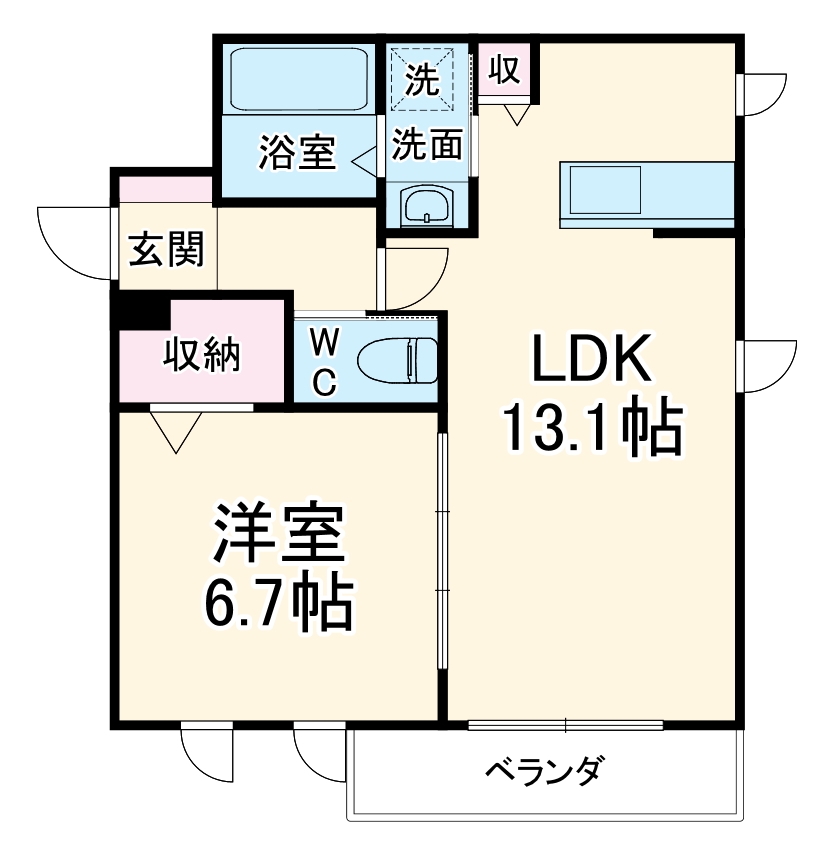 La Venusの間取り