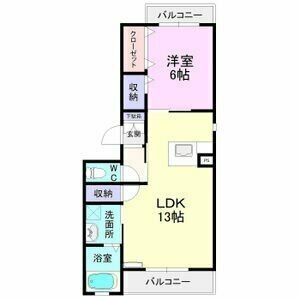 ヴィターレ日比野の間取り