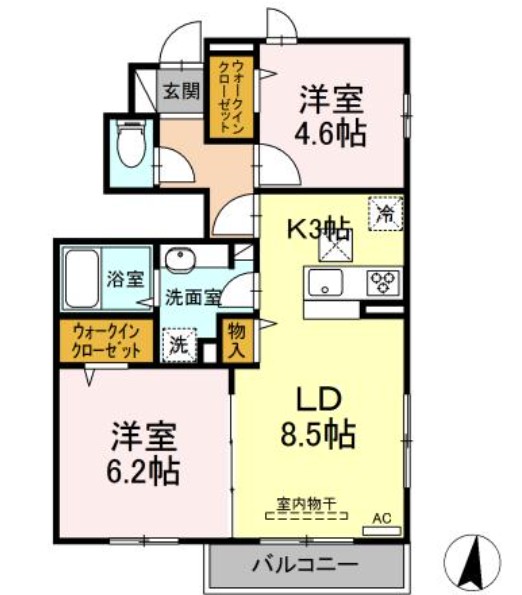 ユノス大泉学園の間取り