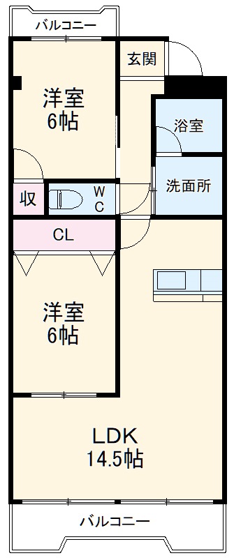 稲熊ビルの間取り