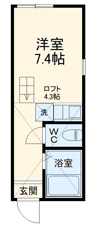 ユナイト宮前平カンパニアの間取り