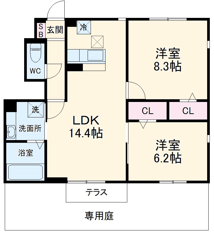 kirsche(キルシェ)の間取り