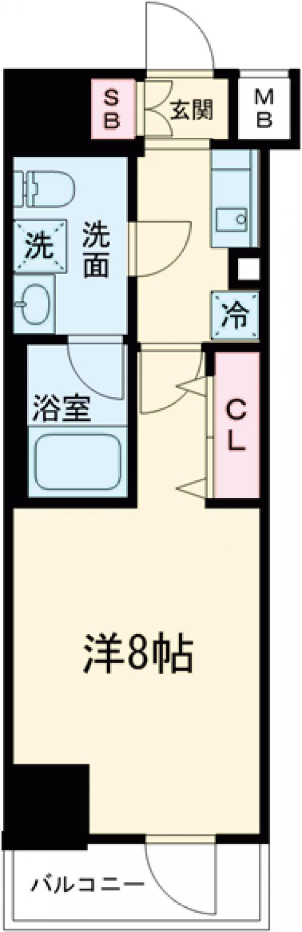 メインステージ十条Ⅱの間取り