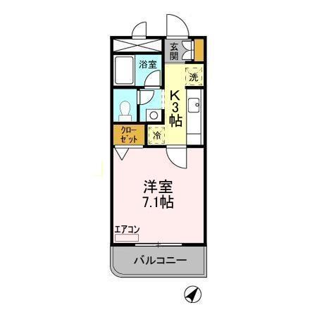 アトラクト松代の間取り