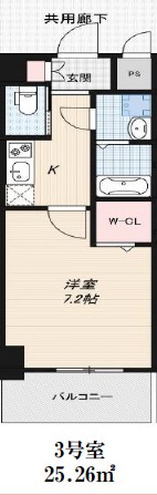 MSR新大阪南の間取り