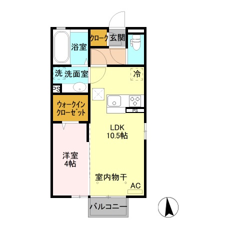 クレール・シェルの間取り