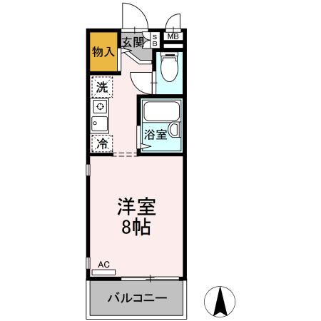 生田イーストコートの間取り