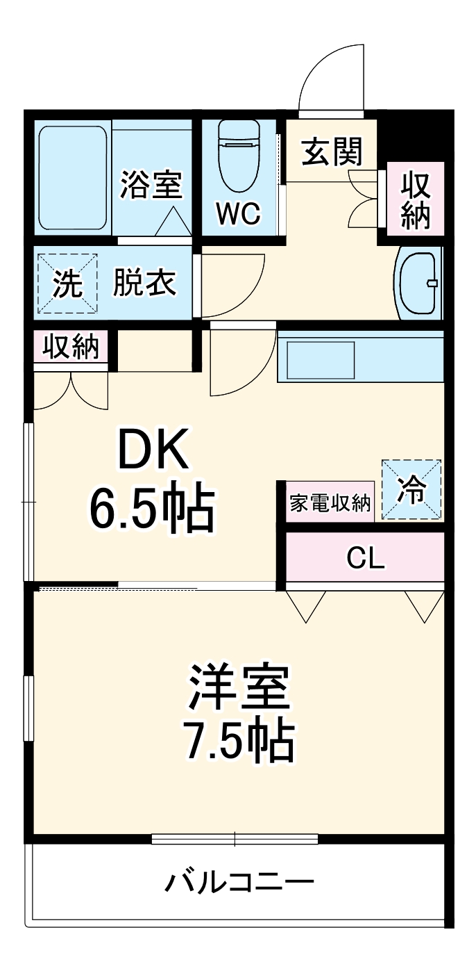 ドミール桐ケ谷の間取り