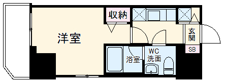 リヴシティ横濱蒔田弐番館の間取り