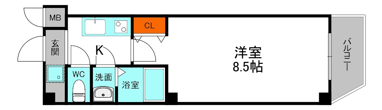 サンライフ太子橋今市の間取り