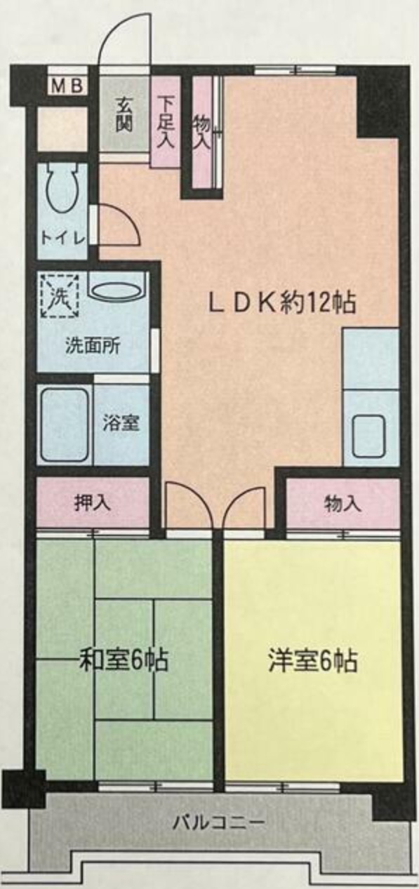 フラット座間の間取り