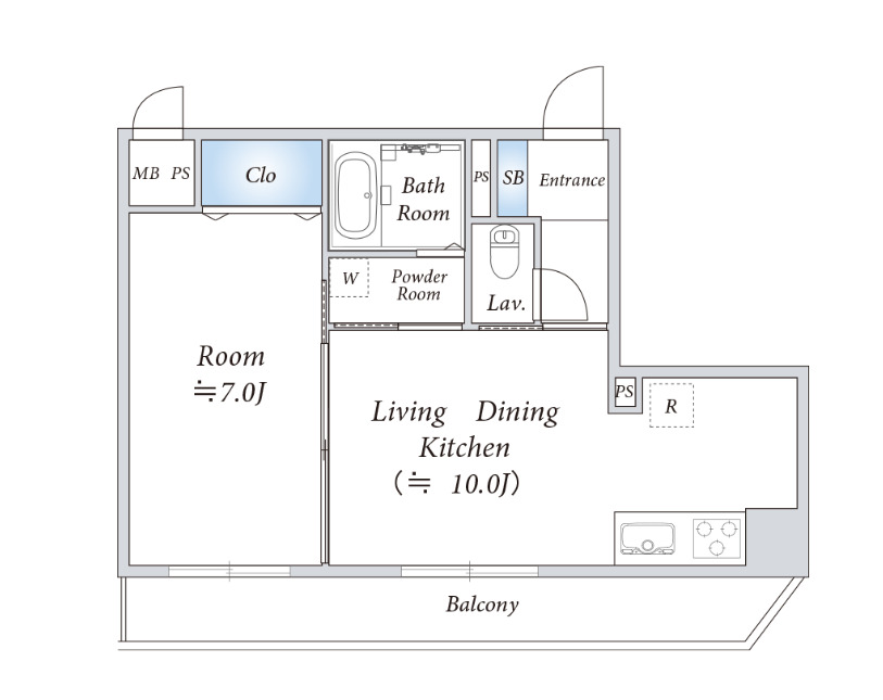 INSURANCE BLDG.Ⅵの間取り