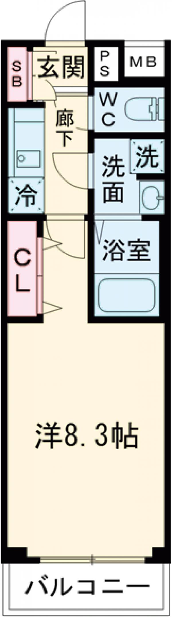 ARCOBALENO SUGINAMIHONANCHOの間取り