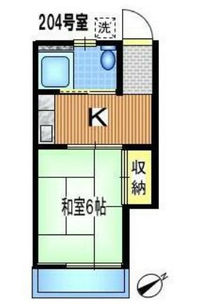 いわき荘の間取り