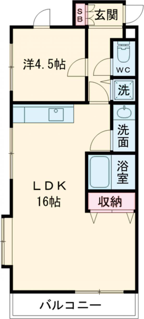ヴェルジュ多摩川の間取り