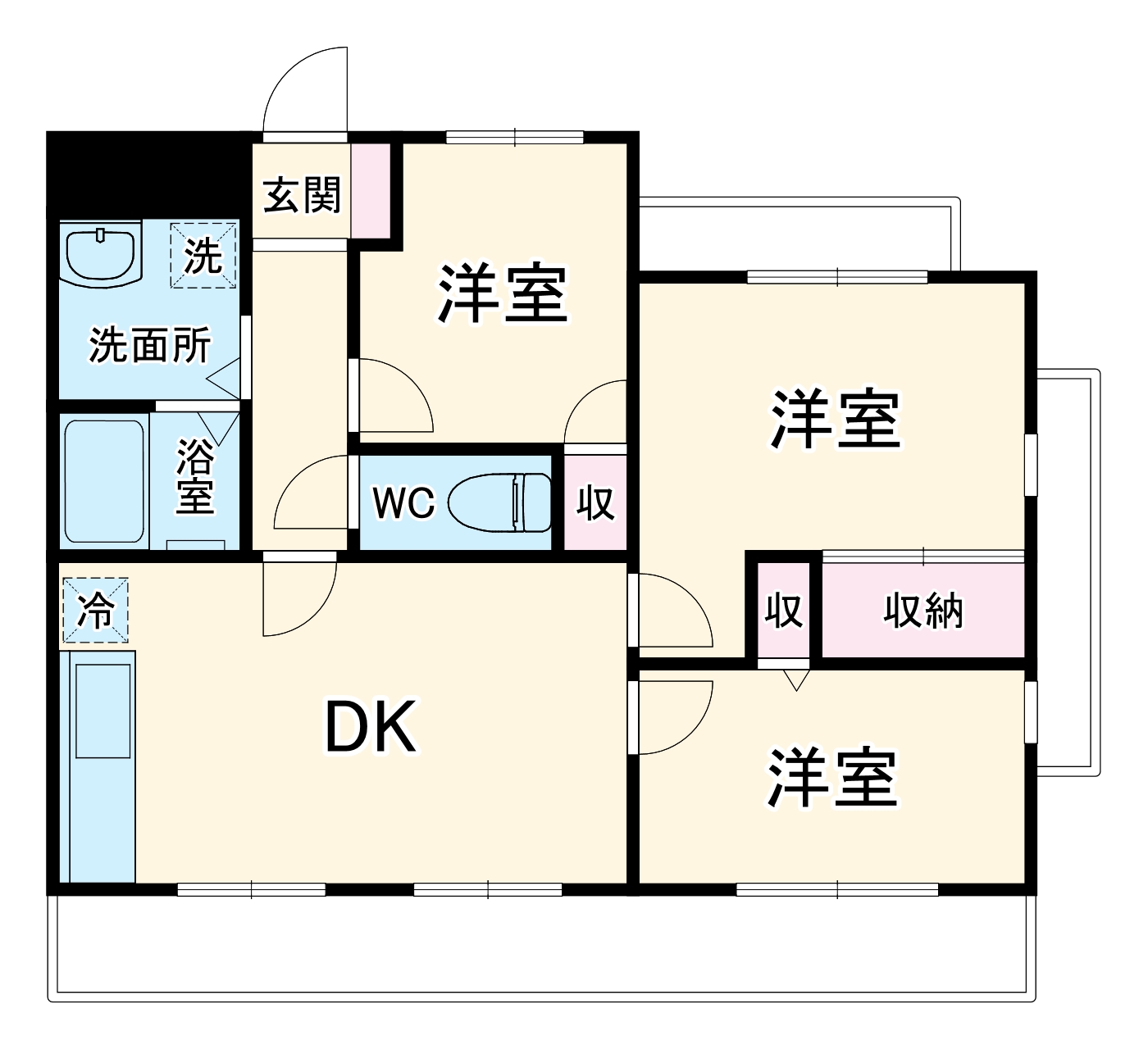 ブレストヒルズ篠原の間取り