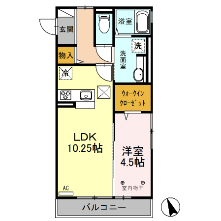メゾン・ドゥ・ボヌールの間取り