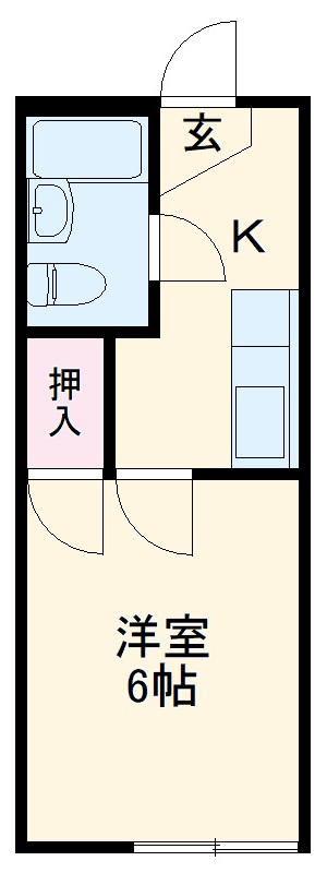 富士ハイツの間取り