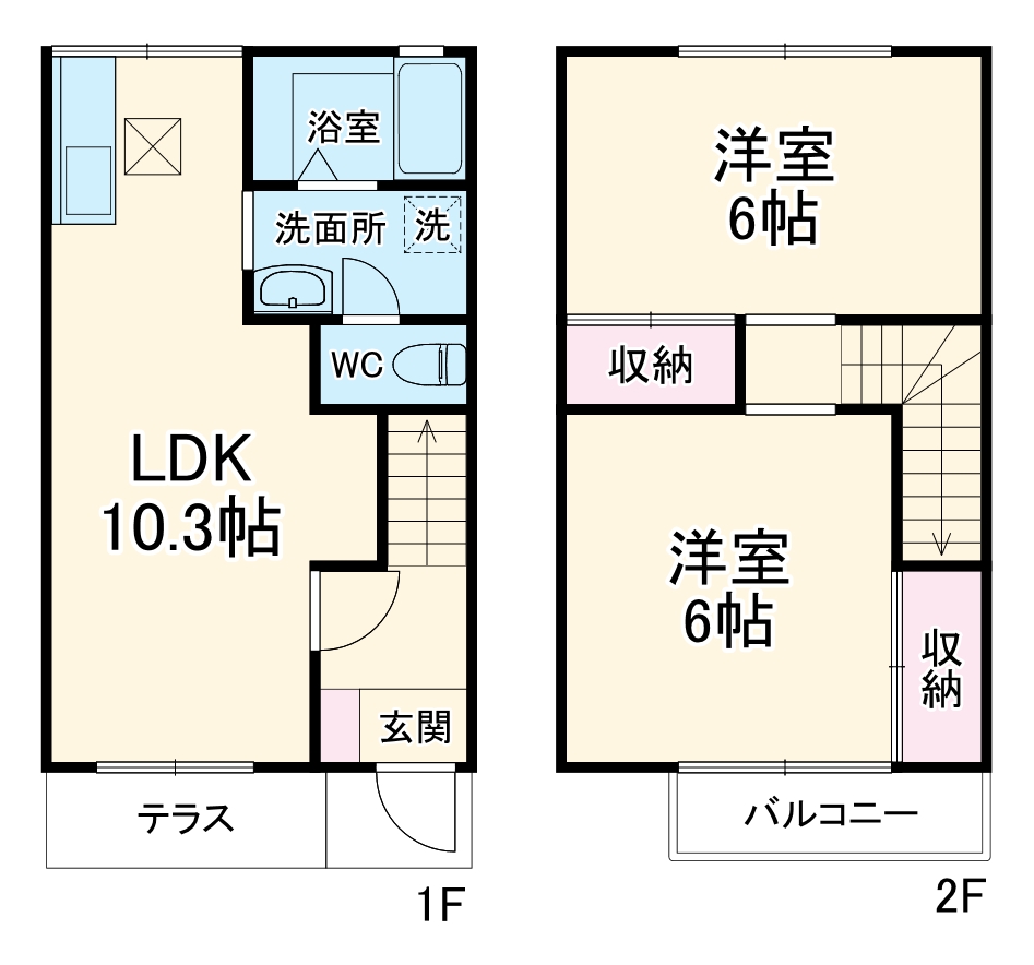 エコーハイツの間取り