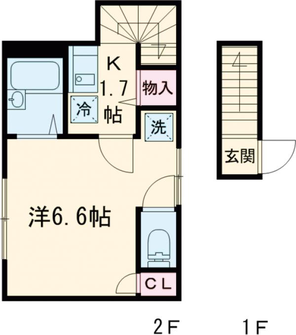アイコート高円寺北の間取り