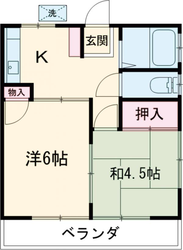 第2鑓溝荘の間取り