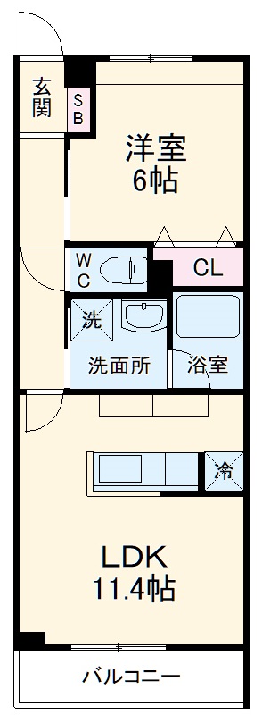 アドバンス切戸の間取り