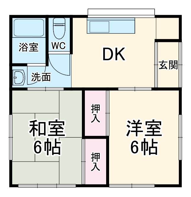 トイダ荘の間取り
