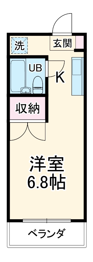 ドエル西船の間取り