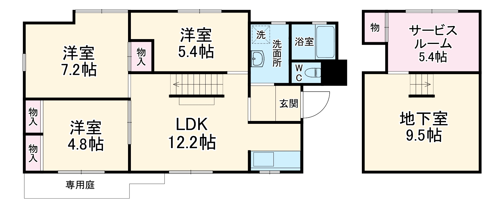 クリスタルアレイの間取り