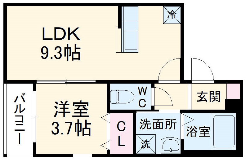 T.A呼続3丁目Ⅱの間取り