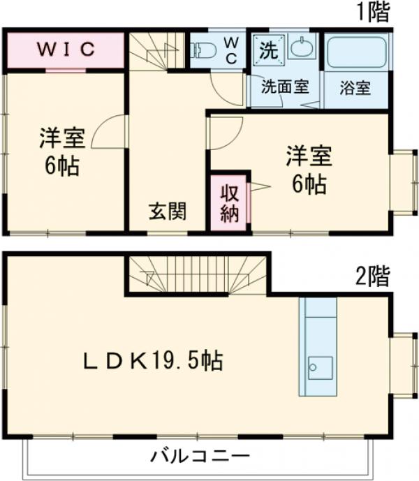 【北欧カフェハウス】デザイナーズリノベ戸建の間取り