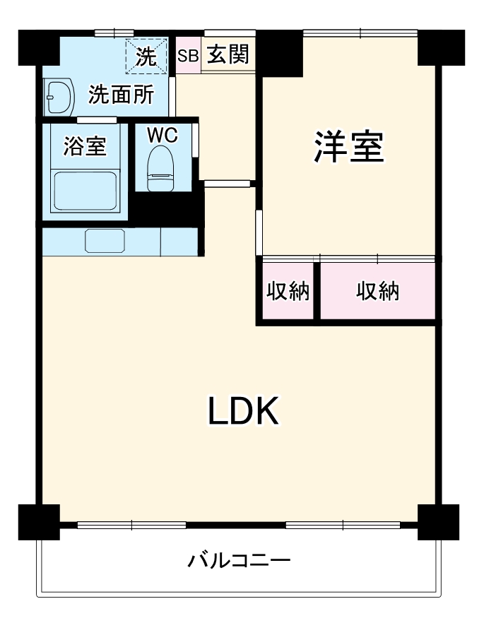 高木コーポの間取り